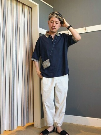 Какие сандалии носить с белыми брюками чинос