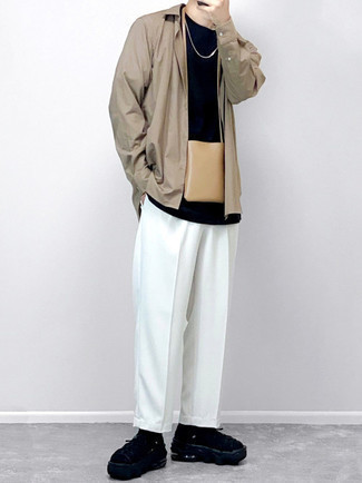 Какие сандалии носить с белыми брюками чинос