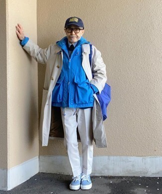 С чем носить белое пальто мужчине