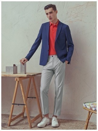 Какие пиджаки носить с белыми туфлями дерби