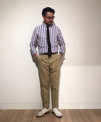 С чем носить белые туфли дерби