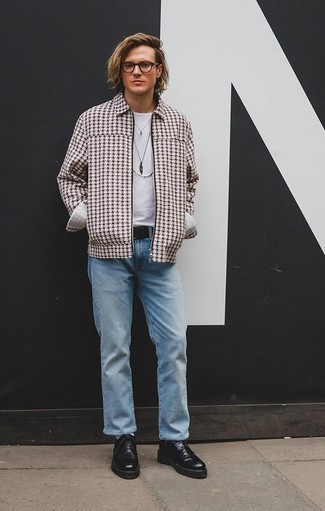 С чем носить белую куртку харрингтон