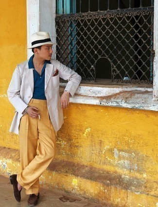 С чем носить белую шляпу мужчине