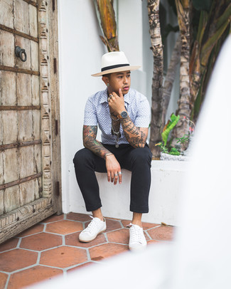 С чем носить белую шляпу мужчине