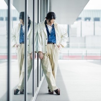 С чем носить белую куртку мужчине