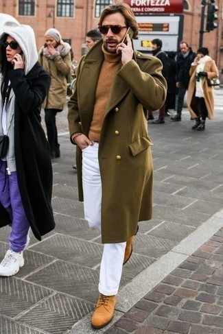 С чем носить белые джинсы мужчине