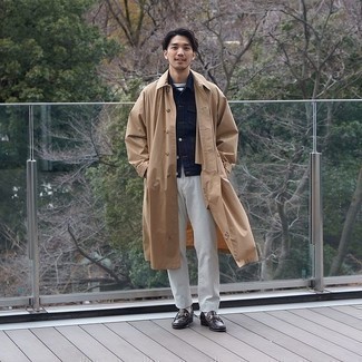 Какие лоферы носить с белыми джинсами мужчине