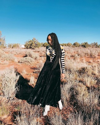 С чем носить белые кожаные ботильоны