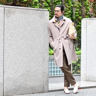 С чем носить белые лоферы мужчине