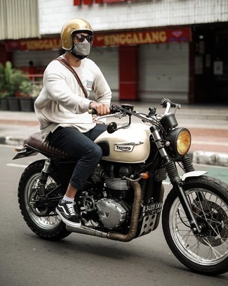 С чем носить белые носки-невидимки мужчине