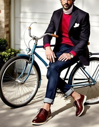 С чем носить белый нагрудный платок