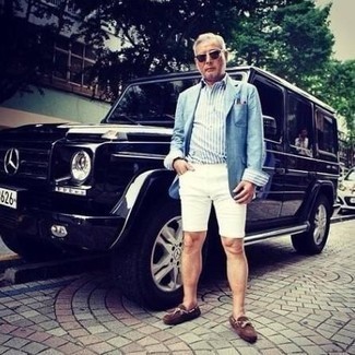 Какие пиджаки носить с белыми шортами мужчине