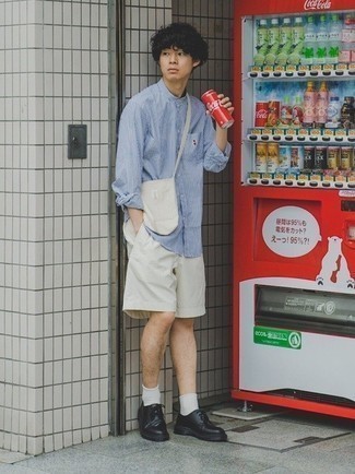 Какие туфли дерби носить с белыми шортами