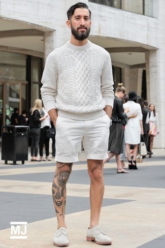 Какие туфли дерби носить с белыми шортами