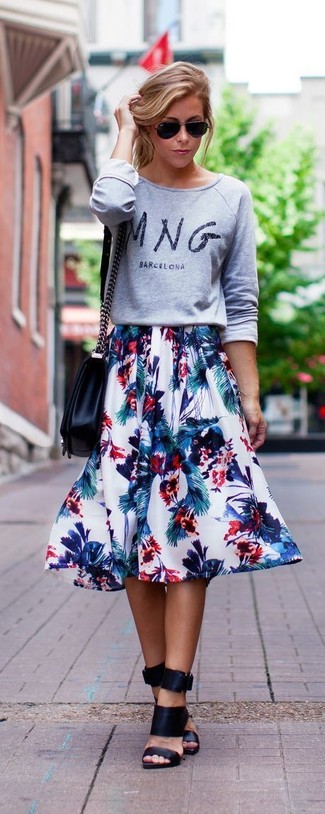 С чем носить белую юбку