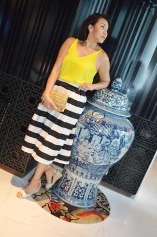 С чем носить белую юбку