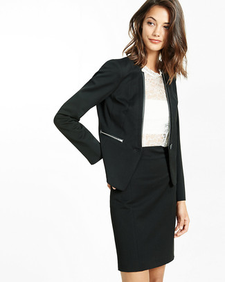 Какие пиджаки носить с белым топом без рукавов