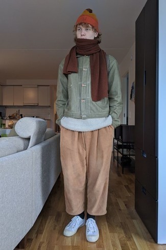 С чем носить белые кеды подросткам мужчине