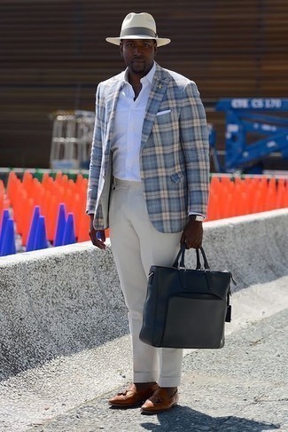 С чем носить белую соломенную шляпу мужчине