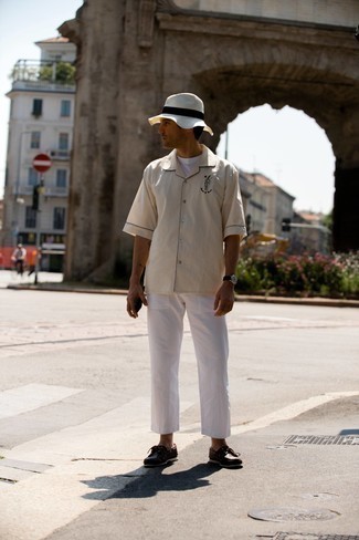 С чем носить белую соломенную шляпу мужчине