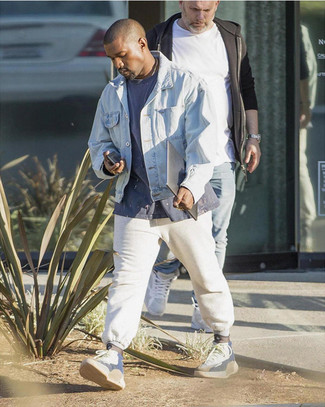 С чем носить белые спортивные штаны мужчине