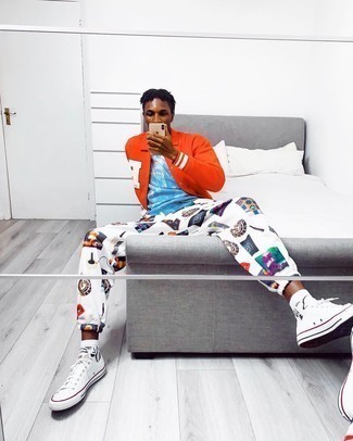 С чем носить белые спортивные штаны мужчине