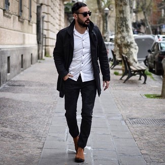 Какие ботинки челси носить с белой майкой мужчине