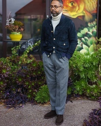 Какие туфли дерби носить с белой водолазкой