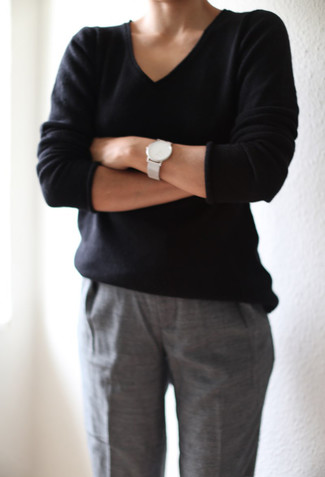 С чем носить белые часы женщине