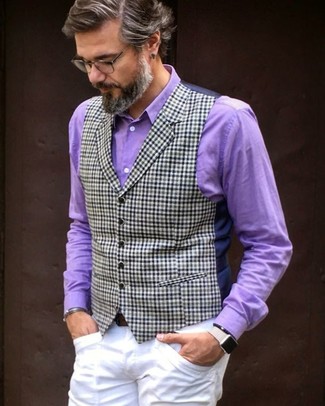 С чем носить белые часы мужчине