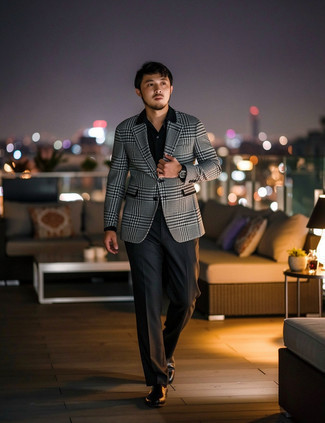 С чем носить белый шерстяной пиджак мужчине