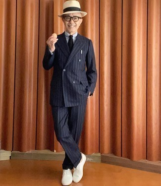 С чем носить белую шерстяную шляпу мужчине