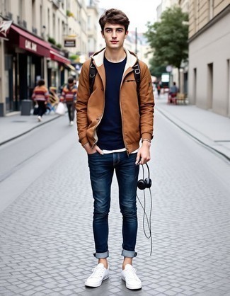 С чем носить ветровку мужчине