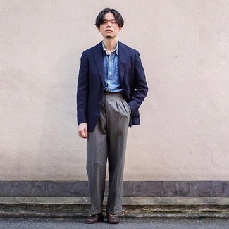 С чем носить шерстяные классические брюки мужчине