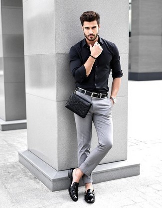 С чем носить шерстяные классические брюки мужчине