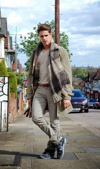 С чем носить шерстяные перчатки мужчине