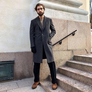 С чем носить шерстяные перчатки мужчине