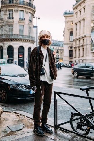 С чем носить шерстяные перчатки мужчине