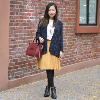 С чем носить шерстяные колготки