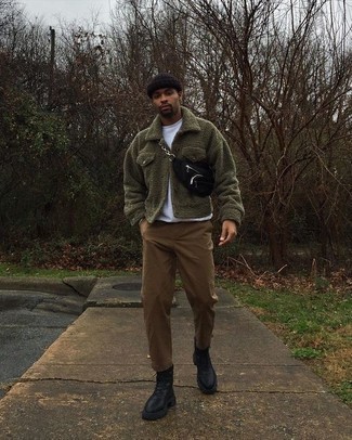 Как носить рабочие ботинки с брюками чинос