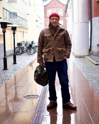 Как носить рабочие ботинки с джинсами мужчине