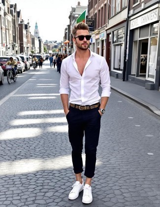 С чем носить плетеный ремень мужчине