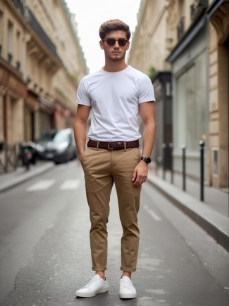 С чем носить кожаный плетеный ремень мужчине