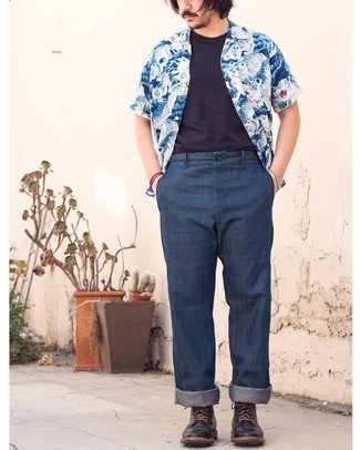 С чем носить кожаный плетеный браслет мужчине