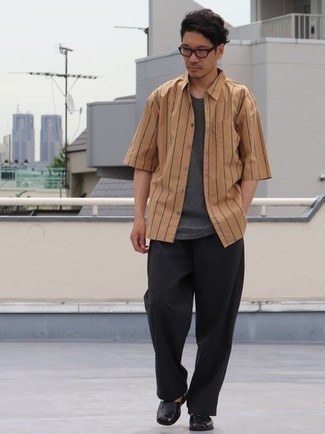 С чем носить кожаные плетеные лоферы мужчине