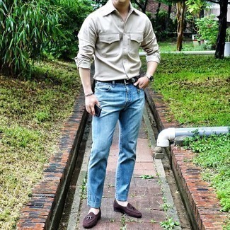 С чем носить замшевый плетеный ремень мужчине