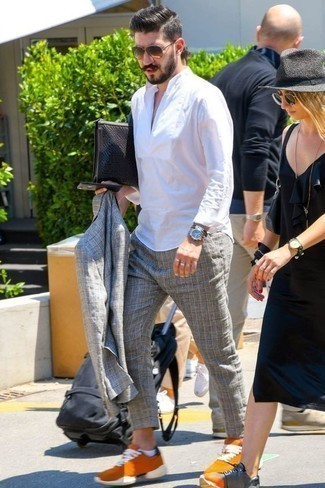 С чем носить желтые кроссовки мужчине