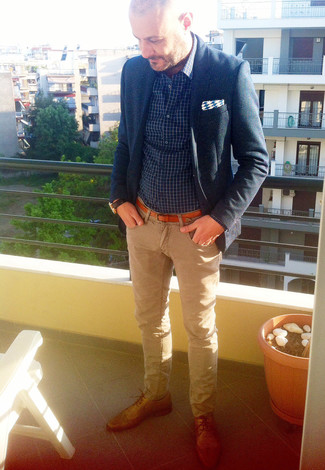 С чем носить желтый ремень мужчине