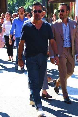 С чем носить желтые низкие кеды из плотной ткани мужчине