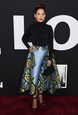 С чем носить желтые кожаные туфли